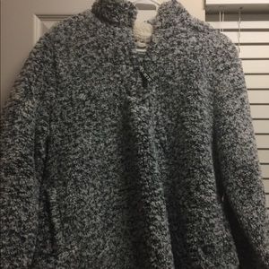 fuzzy sweater
